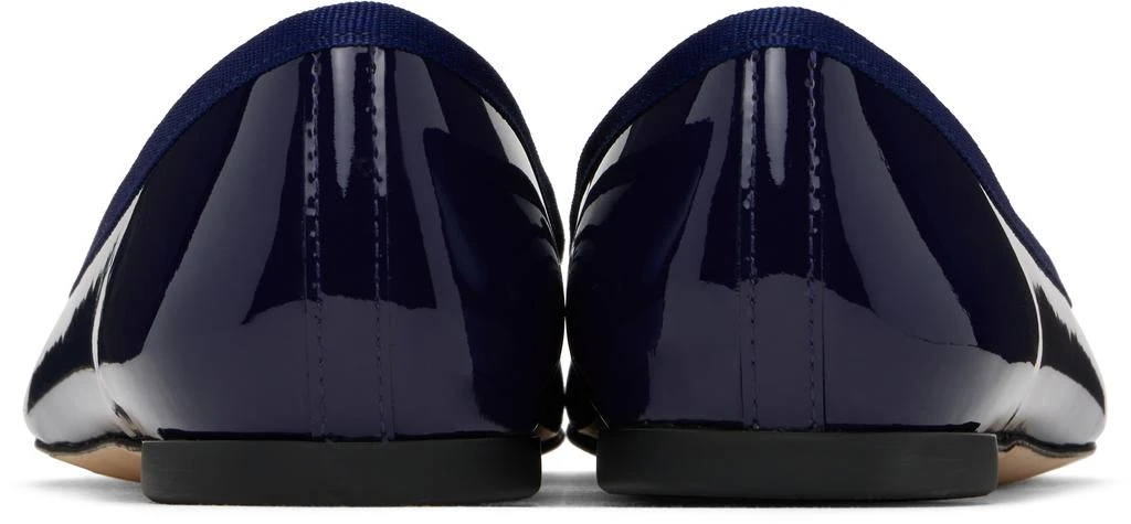 Repetto Navy Brigitte Pointy Toe Ballerina Flats 2