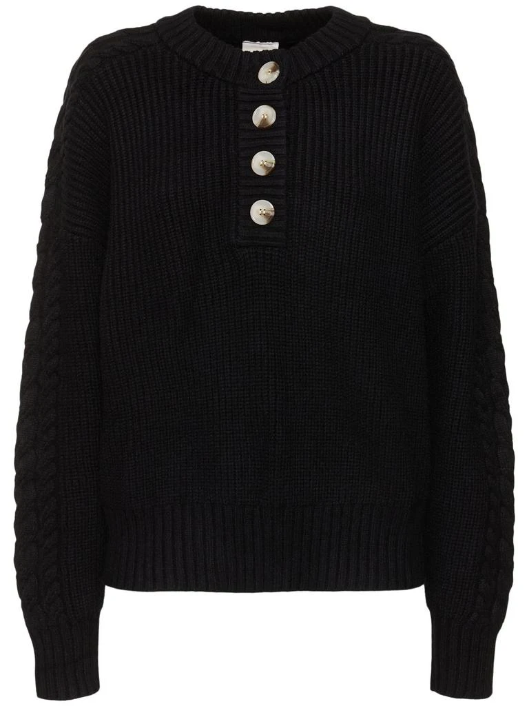 Varley Vera Button Neck Sweater 1
