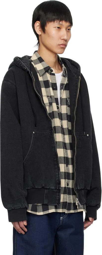 Carhartt WIP Black OG Active Rivet Denim Jacket 2