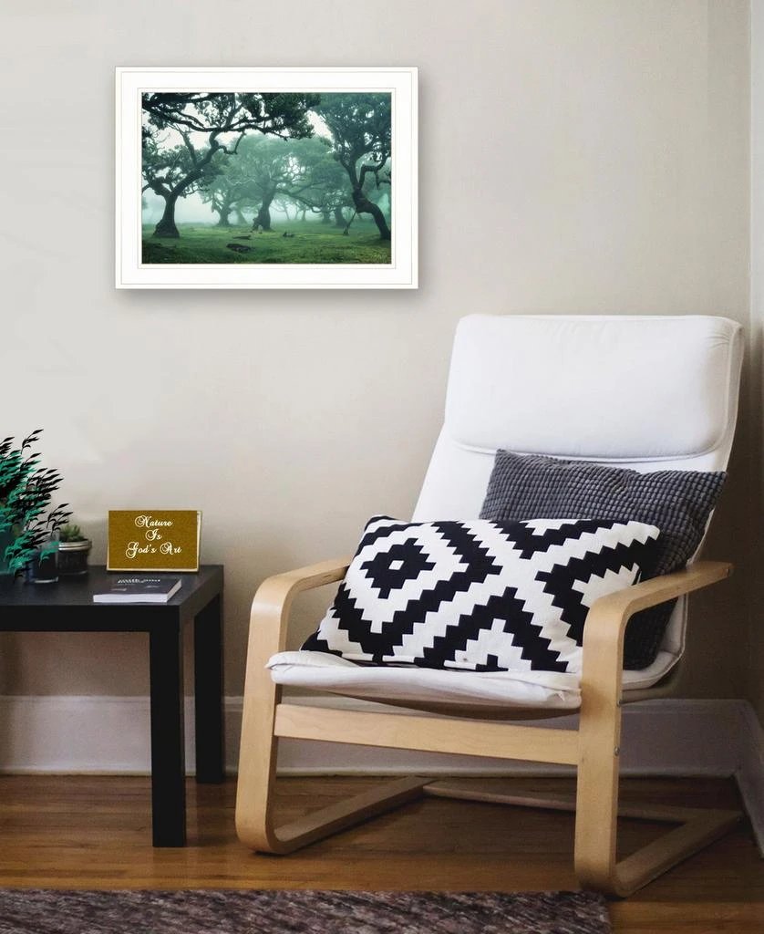Hivvago Enchanted Forest II 2 White Framed Print Wall Art 5