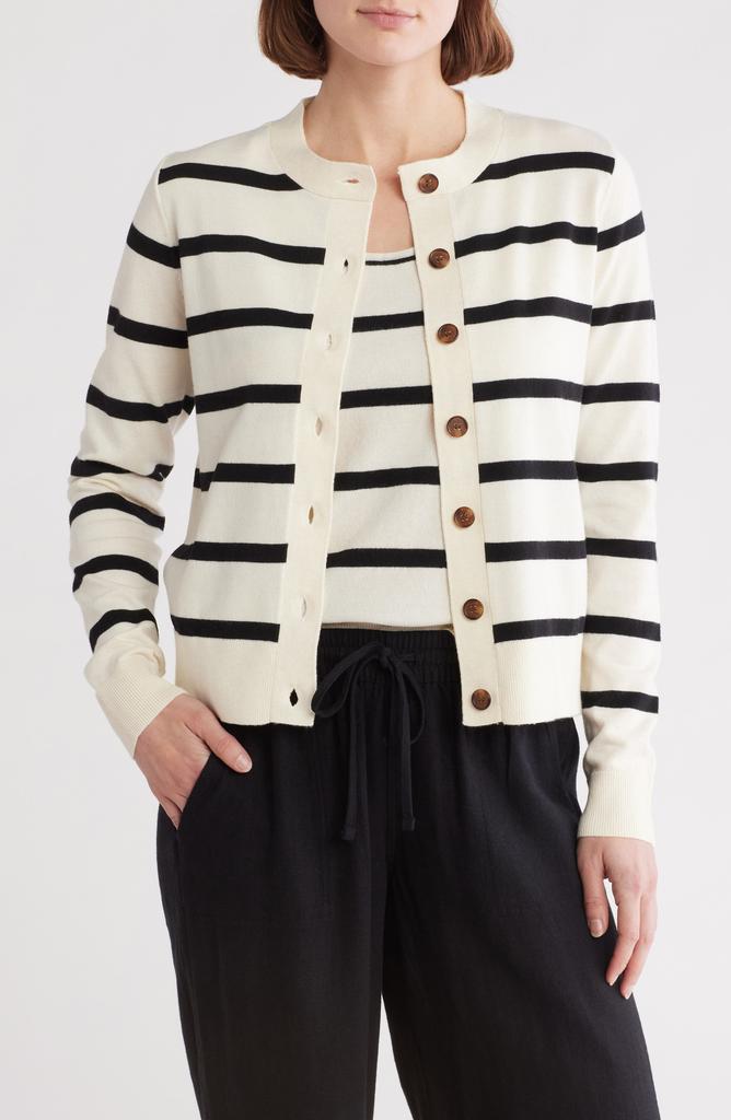 Caslon Classic Crewneck Cardigan