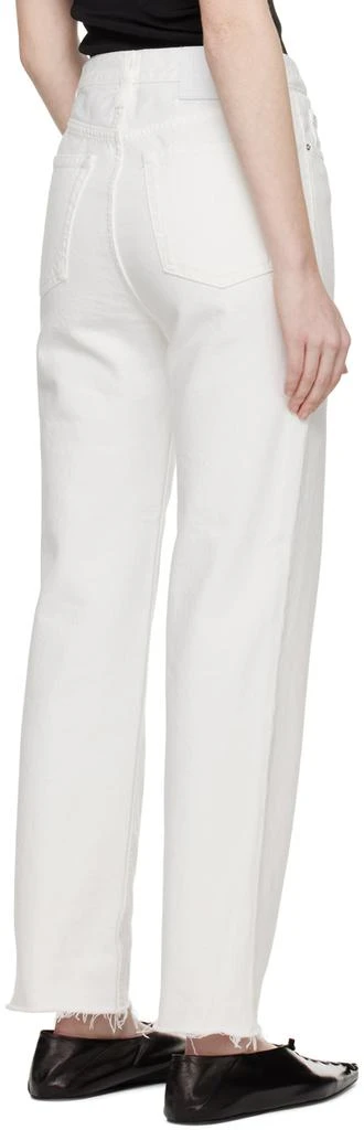 TOTEME White Classic Cut Jeans 3