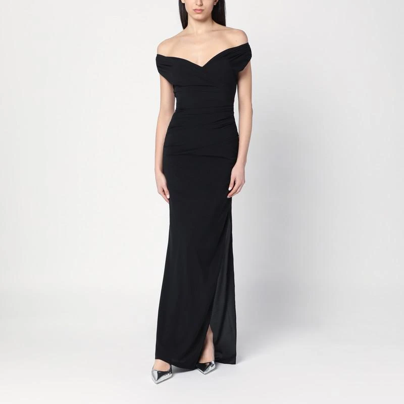 Jacquemus Rita black bustier dress 1