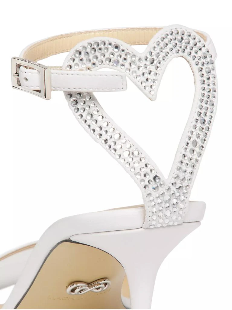 Mach & Mach Special Heart Leather Sandals 5