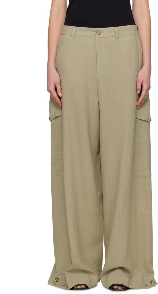 La Collection Green Stein Trousers