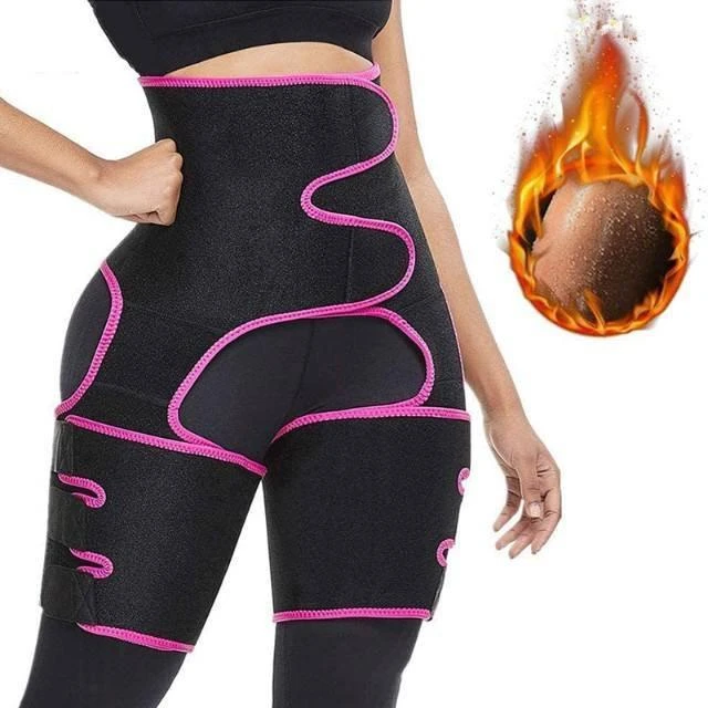 Vigor Three In One Belt Waist Thigh Trimmer Waist Trainer, Adjustable Body Shaper Elasticity Slimming Body Shaper Sport Workout Girdle Belt, High Waist 1