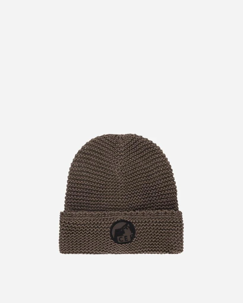 Cav Empt Pre Cog Cotton Knit Cap Khaki 1