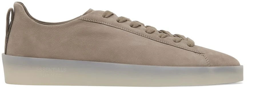 Essentials Taupe Tennis Low Sneakers 1