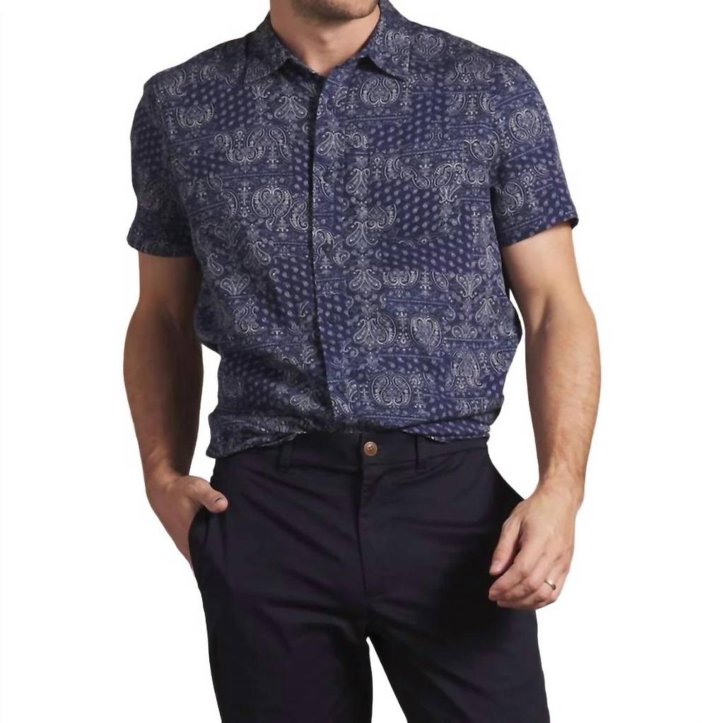 Grayers Bedford Textured Printed Shirt