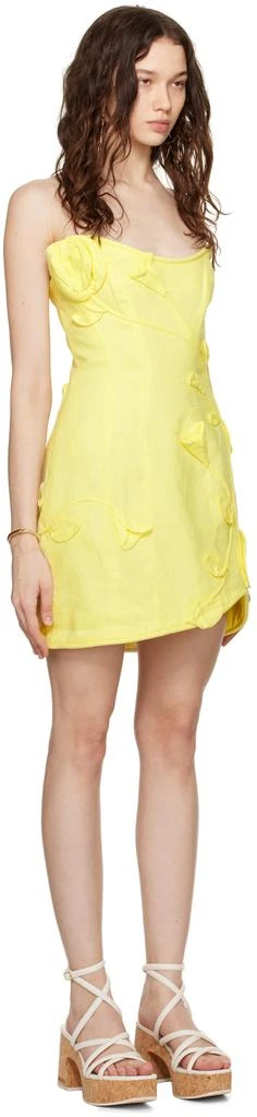 Zimmermann Yellow Matchmaker Rose Minidress 2