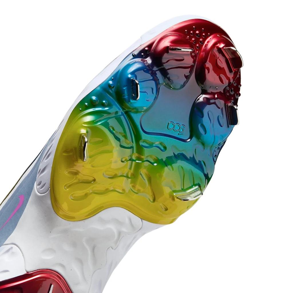 rainbow baseball cleats