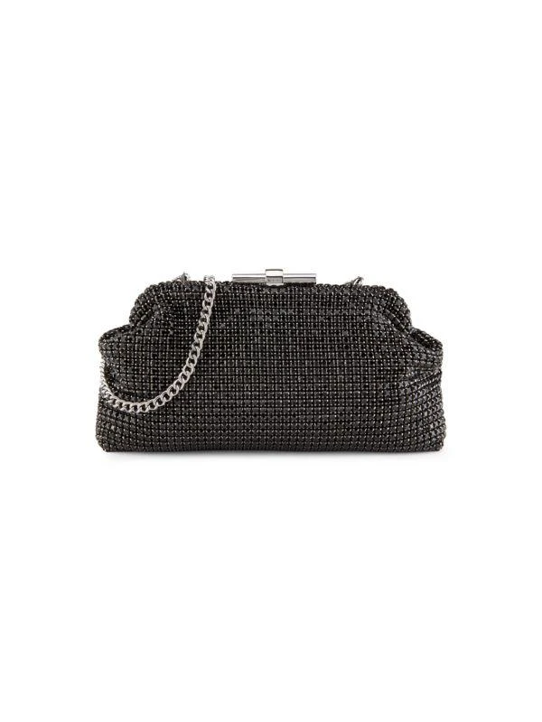 REISS Adaline Crystal Embellished Convertible Clutch 1