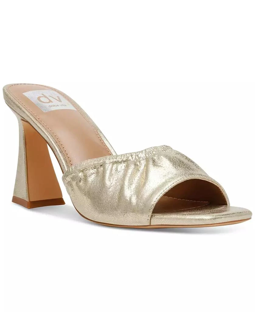 DV Dolce Vita Women's Yanda Ruched Open-Toe Slide Dress Sandals 1