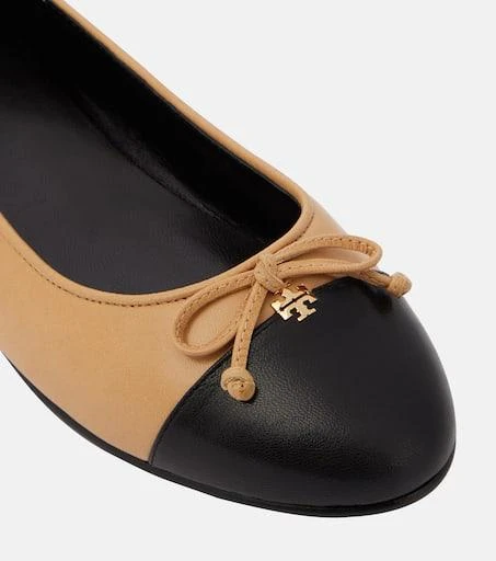 Tory Burch Bow-detail leather ballet flats 6