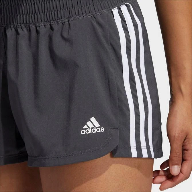 Adidas Women's adidas Pacer 3 Stripes Woven Training Shorts 4