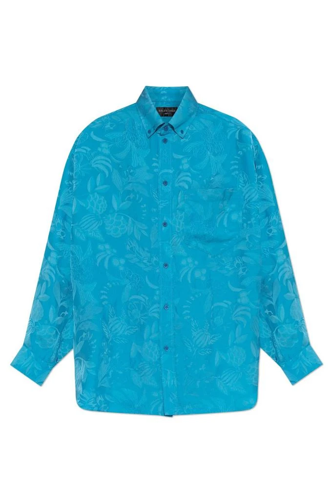 Balenciaga Balenciaga Fruit Print Long-Sleeve Shirt from Cettire