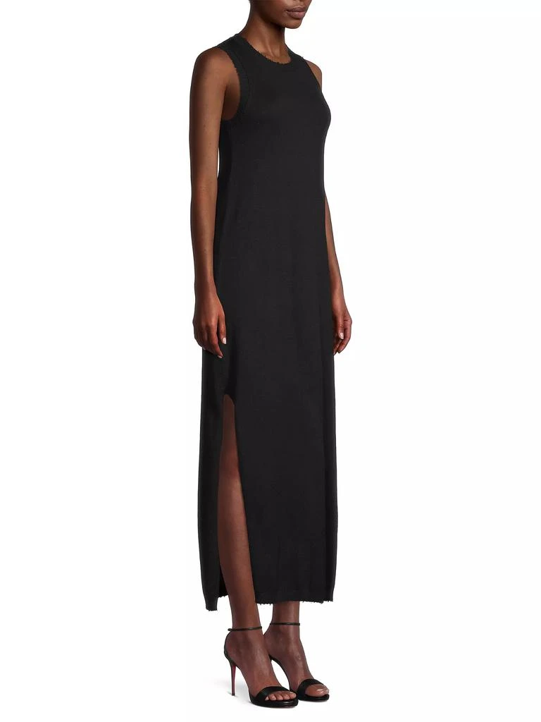 Minnie Rose Frayed-Edge Maxi-Dress 4