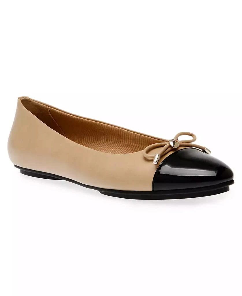Anne Klein Women's Luci Cap Toe Ballet Flats 1