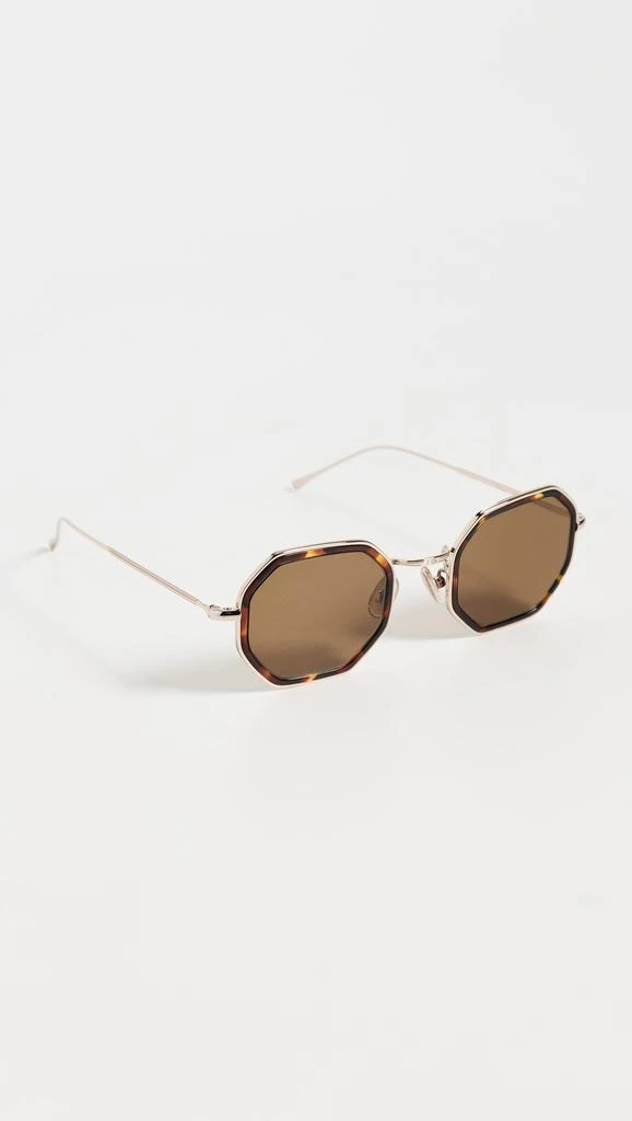 Illesteva Dylan Tate Star Tortoise/Gold W Brown Flat Lenses 3