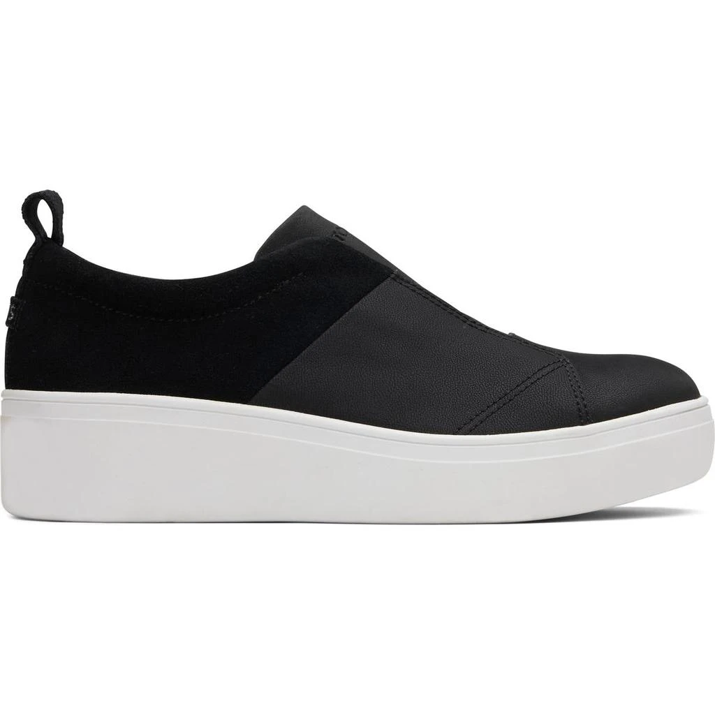 TOMS Amber Womens Suede Laceless Casual and Fashion Sneakers 1