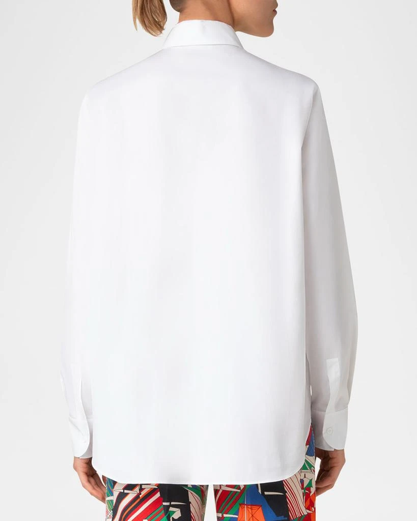 Akris Tunic Cotton Poplin Blouse 3