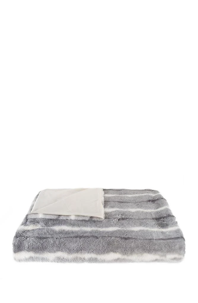 LUXE Dayton Multi Faux Fur Throw - 50" x 60" 4