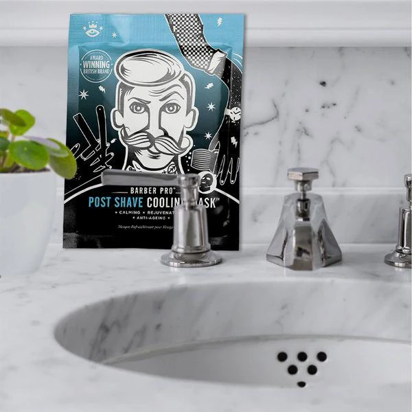 BARBER PRO BARBER PRO Post Shave Cooling Mask with Anti-Ageing Collagen 4