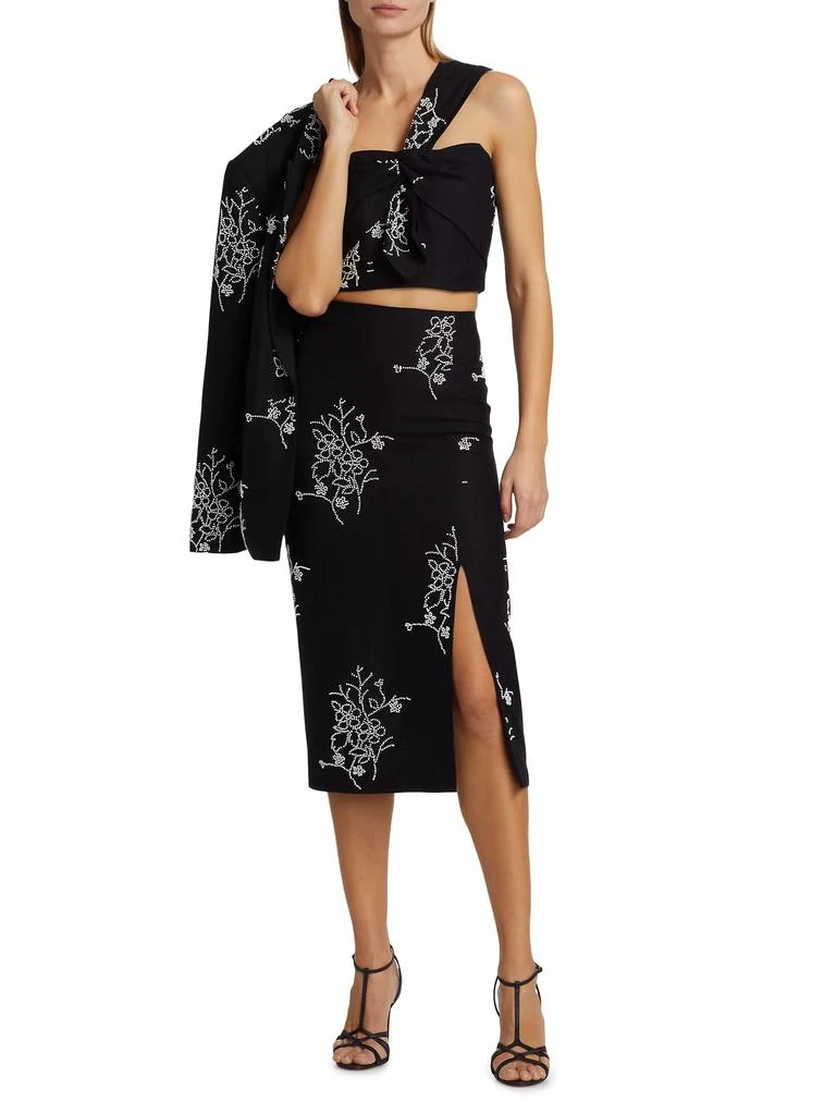 Milly Beaded One-Shoulder Top 2
