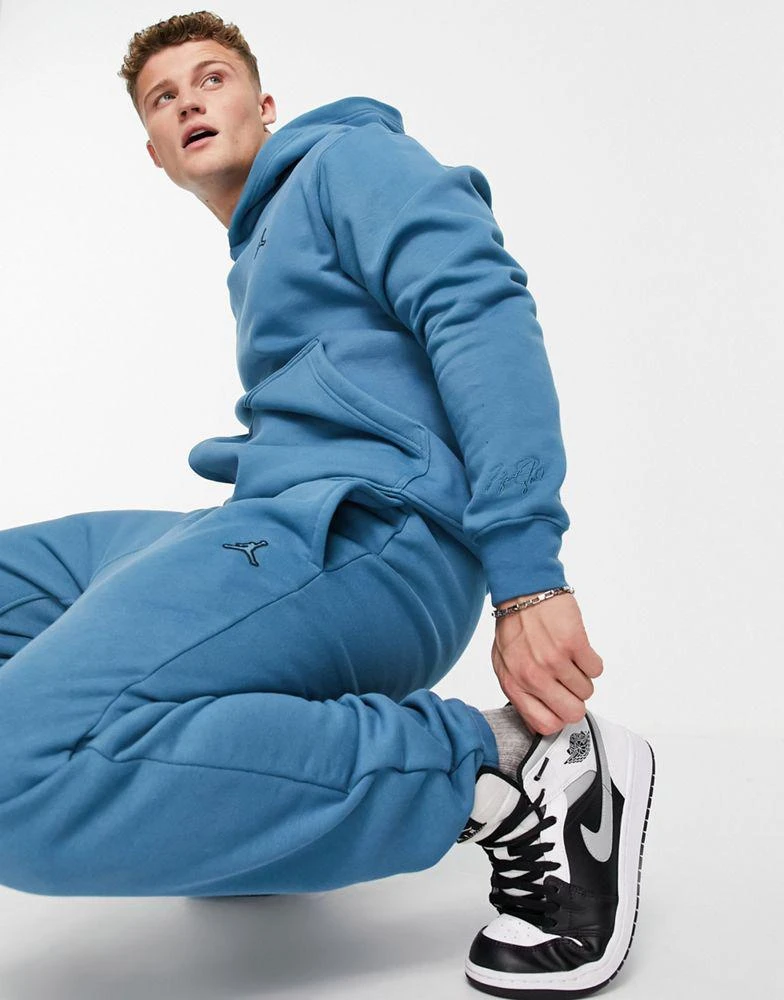 Jordan Jordan Jumpman embroidered logo joggers in blue  1