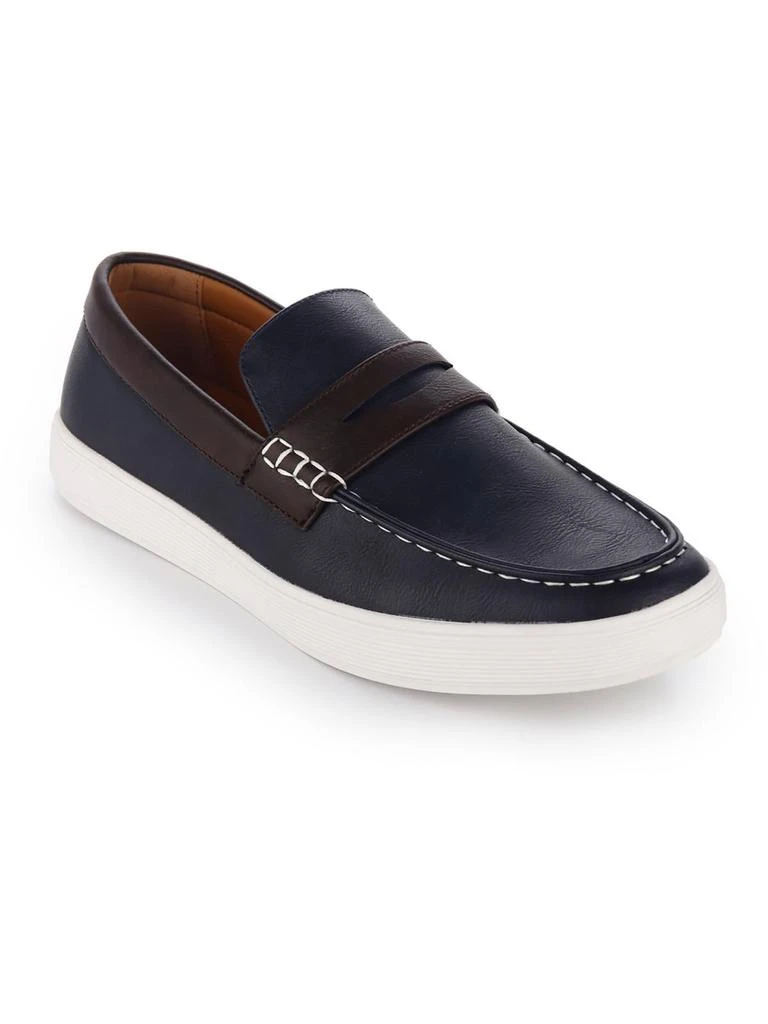 Aston Marc Drift Mens Faux Leather Slip On Boat Shoes 1