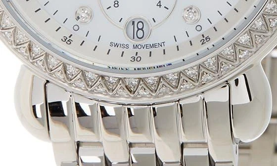 Michele Women's Diamond Accent Stainless CSX36 Watch, 36mm - 0.62ctw 3