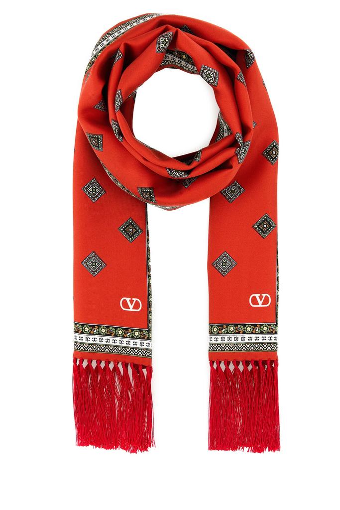 Valentino Printed silk Bandeaux Chamber foulard