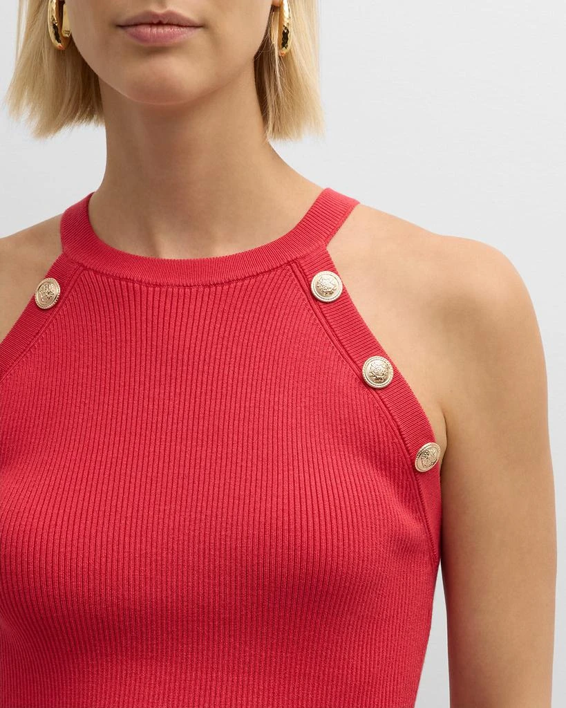 Tahari The Eliana Button-Embellished Knit Pullover 5