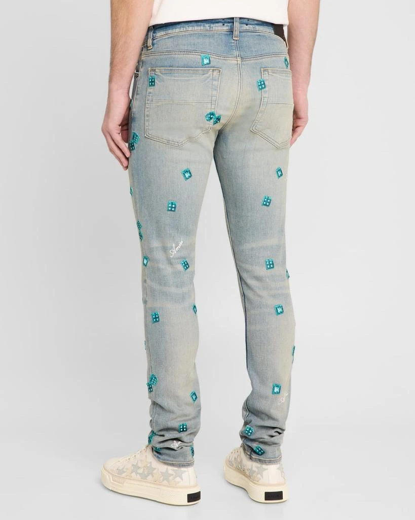 AMIRI Men's Dice Skinny Jeans 3