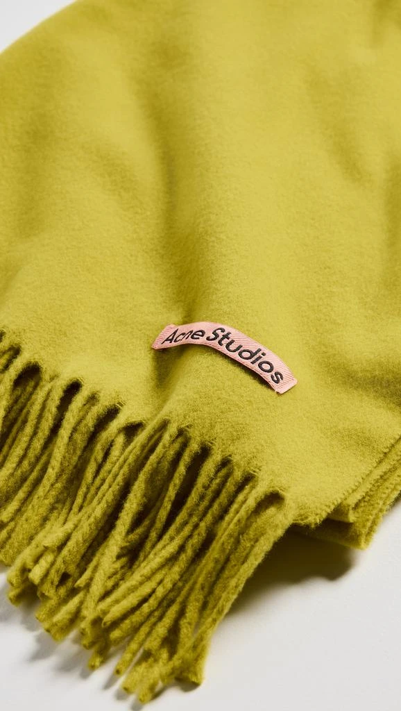 Acne Studios Oversized Fringe Wool Scarf 3