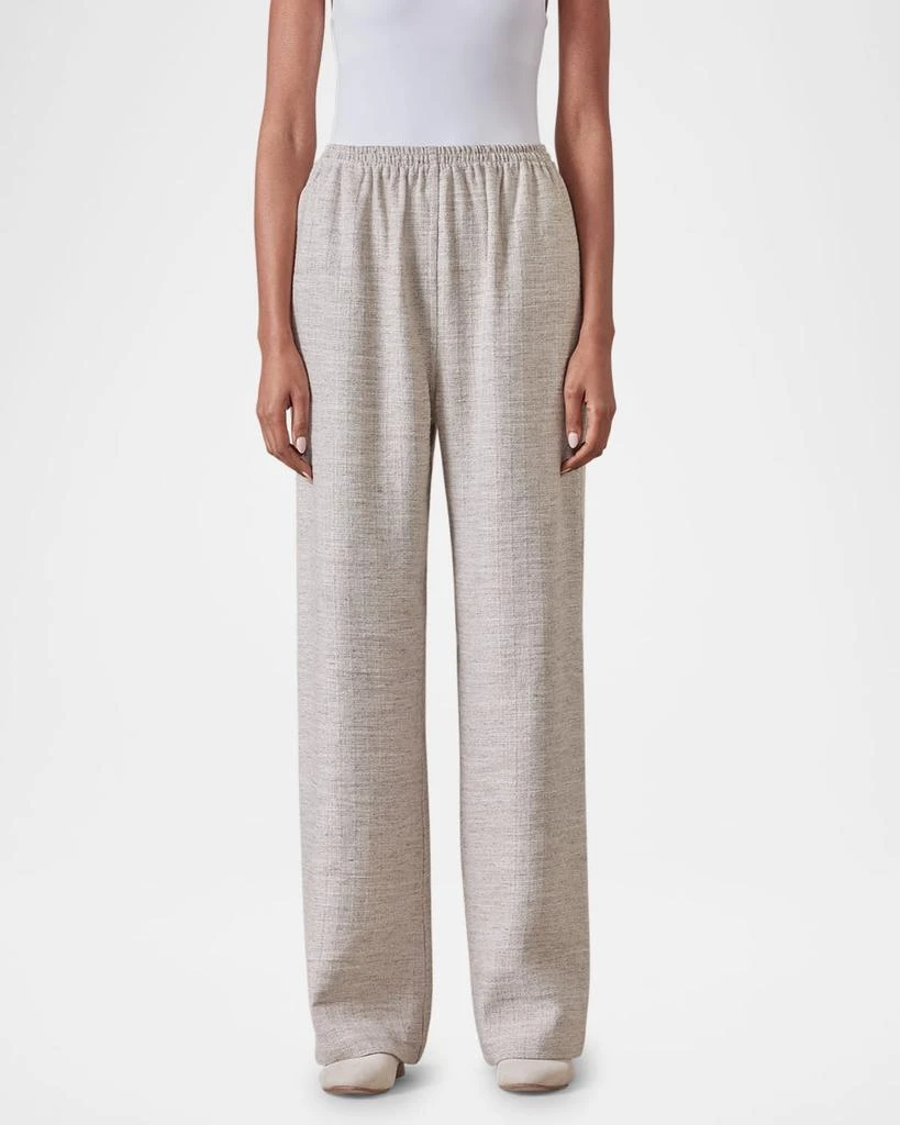 Eskandar Linen Flared Trousers 4