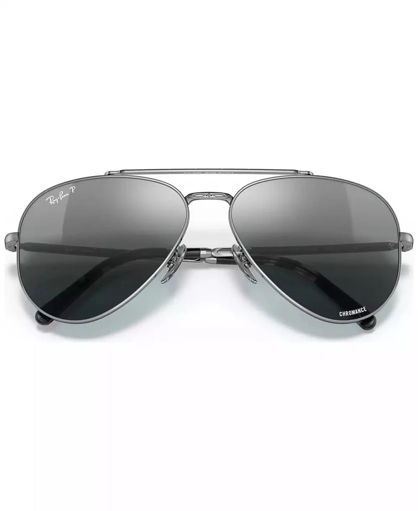 Ray-Ban Unisex Polarized Sunglasses, New Aviator, Sunglass Hut Exclusive 2