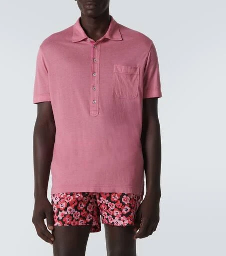 Tom Ford Silk and linen polo shirt 3