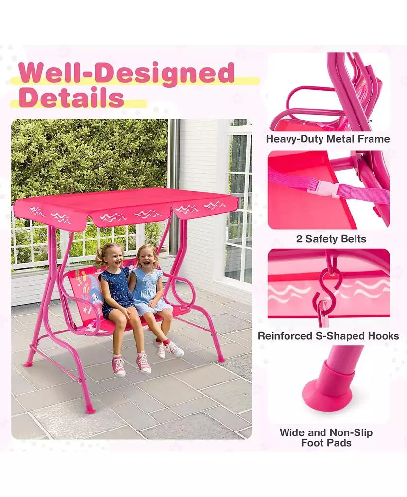 HONGGE 6 In 1 L Shaped Toddler Slide With Climber Basketball Hoop Telescope And Storage Area 4