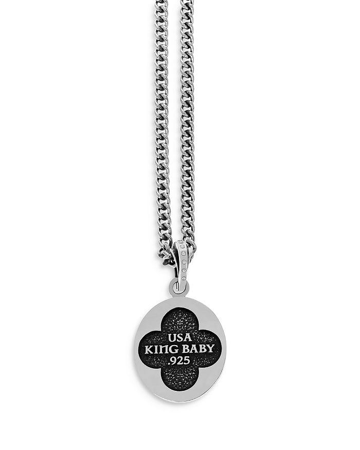 King Baby Saint Michael Pendant Necklace, 24"