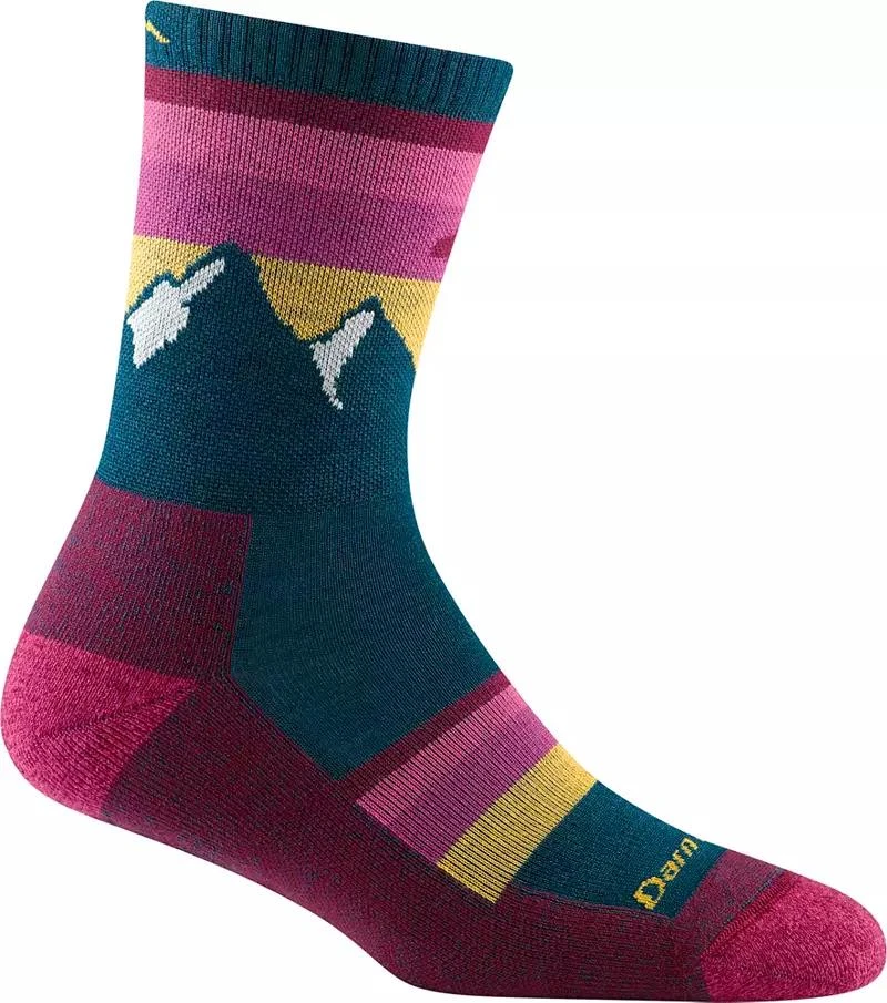 Darn Tough Darn Tough Women
s Sunset Ledge Micro Crew Lightweight Hiking Socks