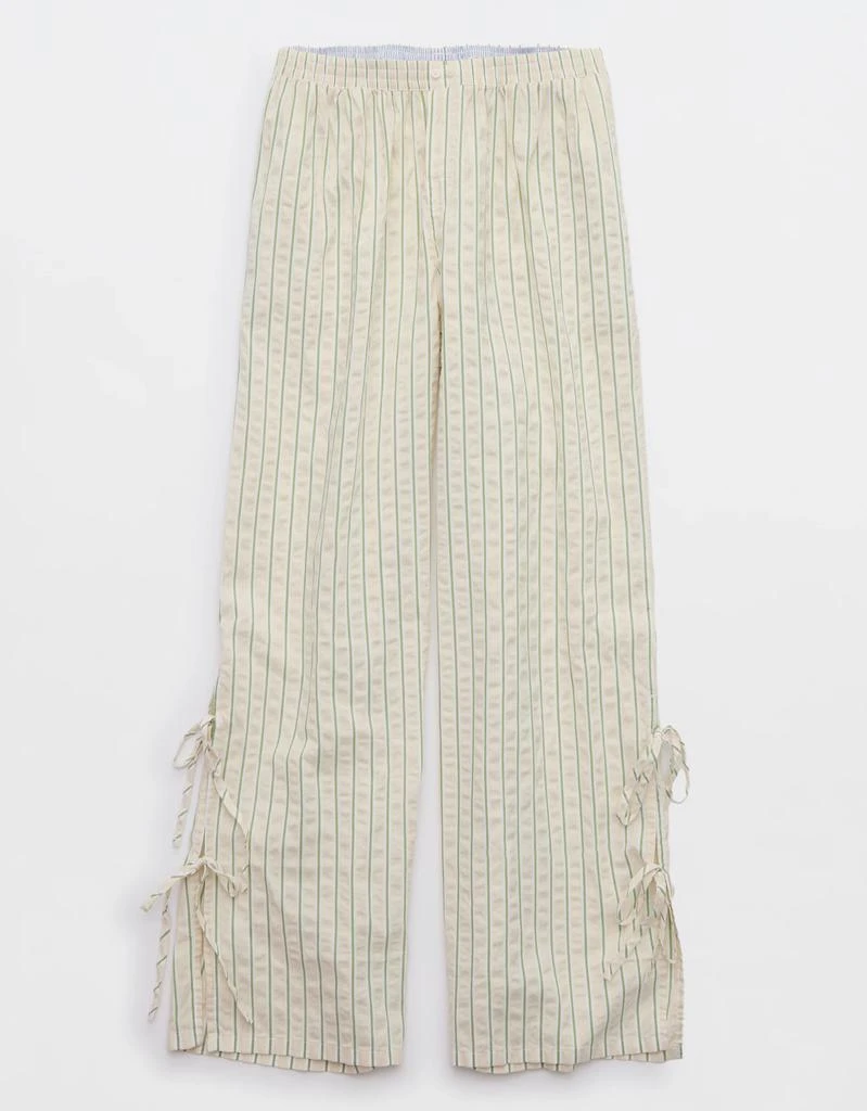 Aerie Aerie Off-Duty Seersucker Side Tie Trouser PJ 3