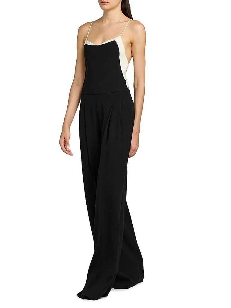 Tom Ford Two-Toned Stretch-Silk Camisole Jumpsuit 4