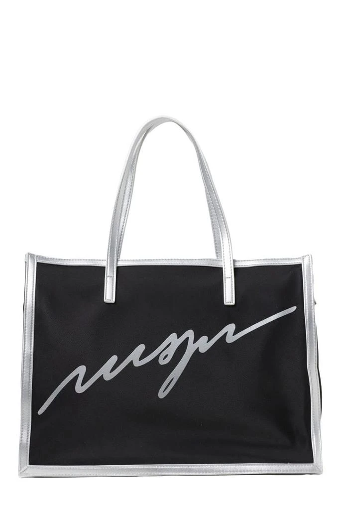 MSGM MSGM Kids Logo Printed Tote Bag 1