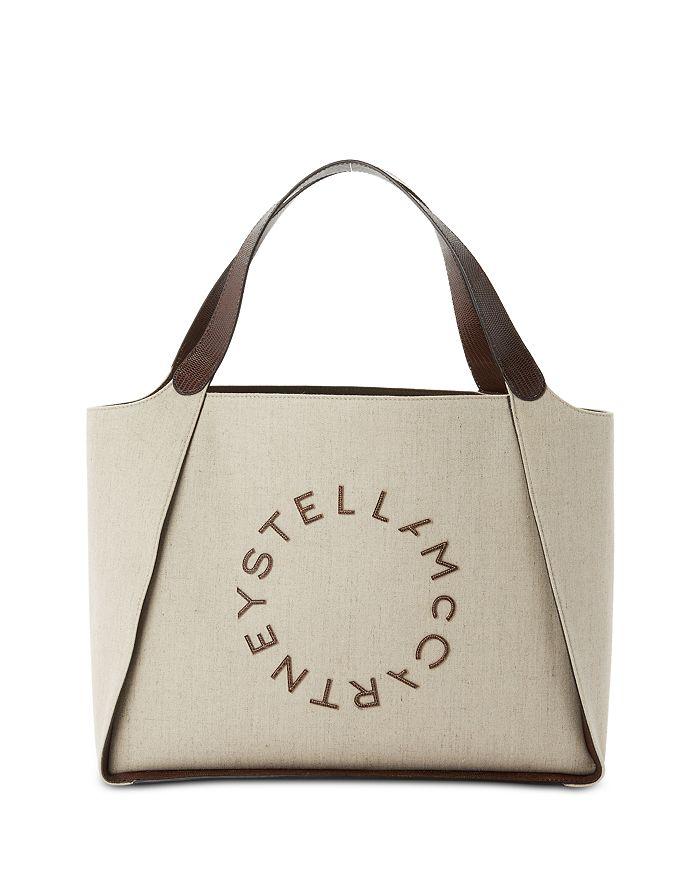 Stella McCartney Canvas Logo Tote Bag