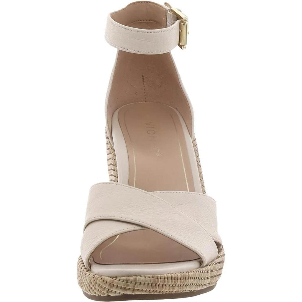 VIONIC Marina Womens Leather Platform Wedge Sandals 3