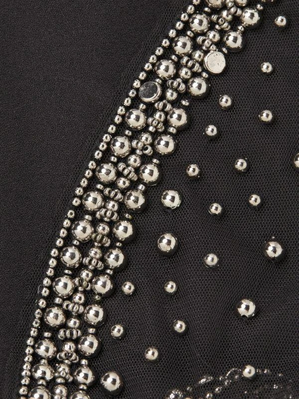 Aidan Mattox Beaded Column Midi Dress 4