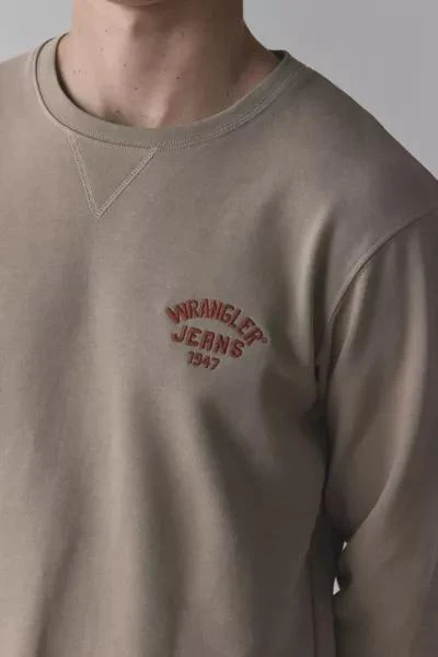 Wrangler Wrangler Jeans Logo Embroidery Crew Neck Sweatshirt 4