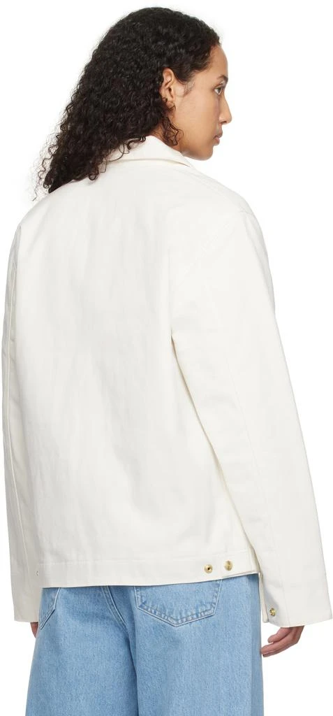 Carhartt WIP White Detroit Jacket 3