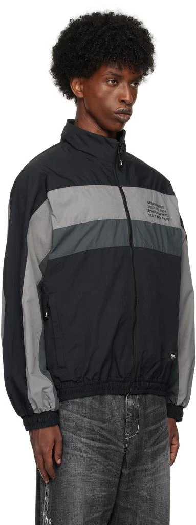 NEIGHBORHOOD Black Taffeta Track Jacket 2